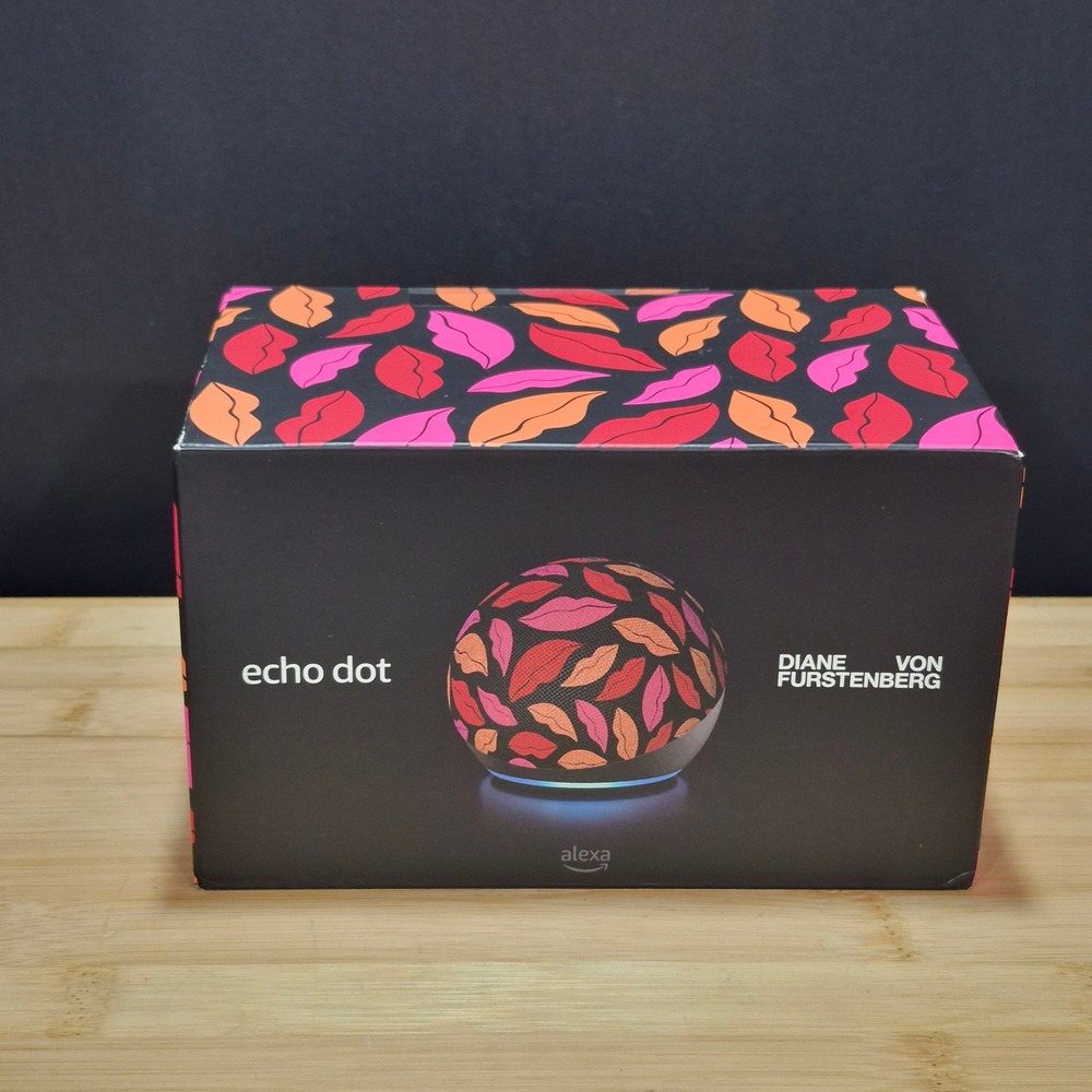 Echo Dot 4th Generation Limited Edition Diane Von Furstenburg Sealed Box